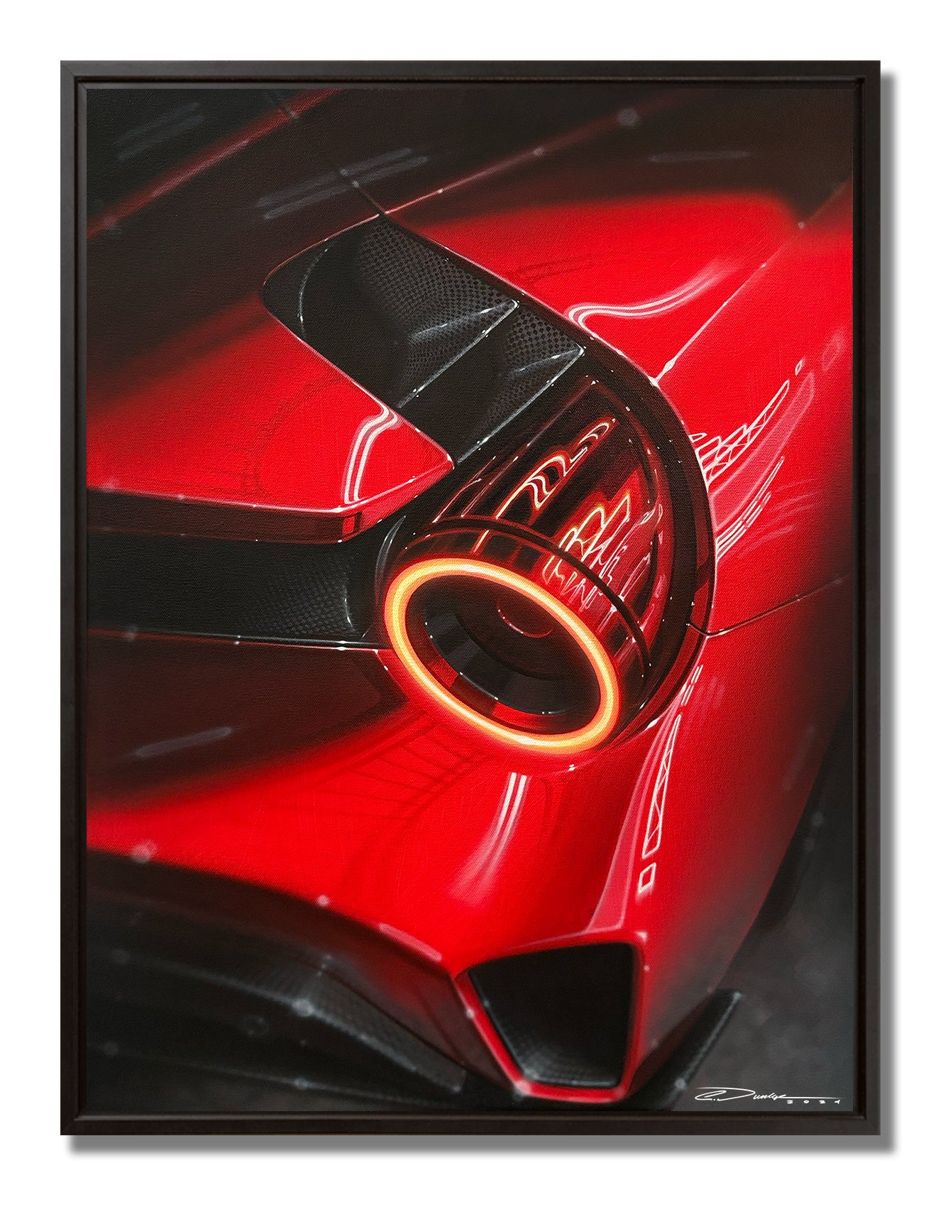 "Ferrari 488 Pista" Original Painting