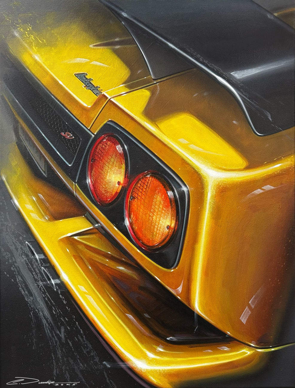 "Lamborghini Diablo SV" Original Painting
