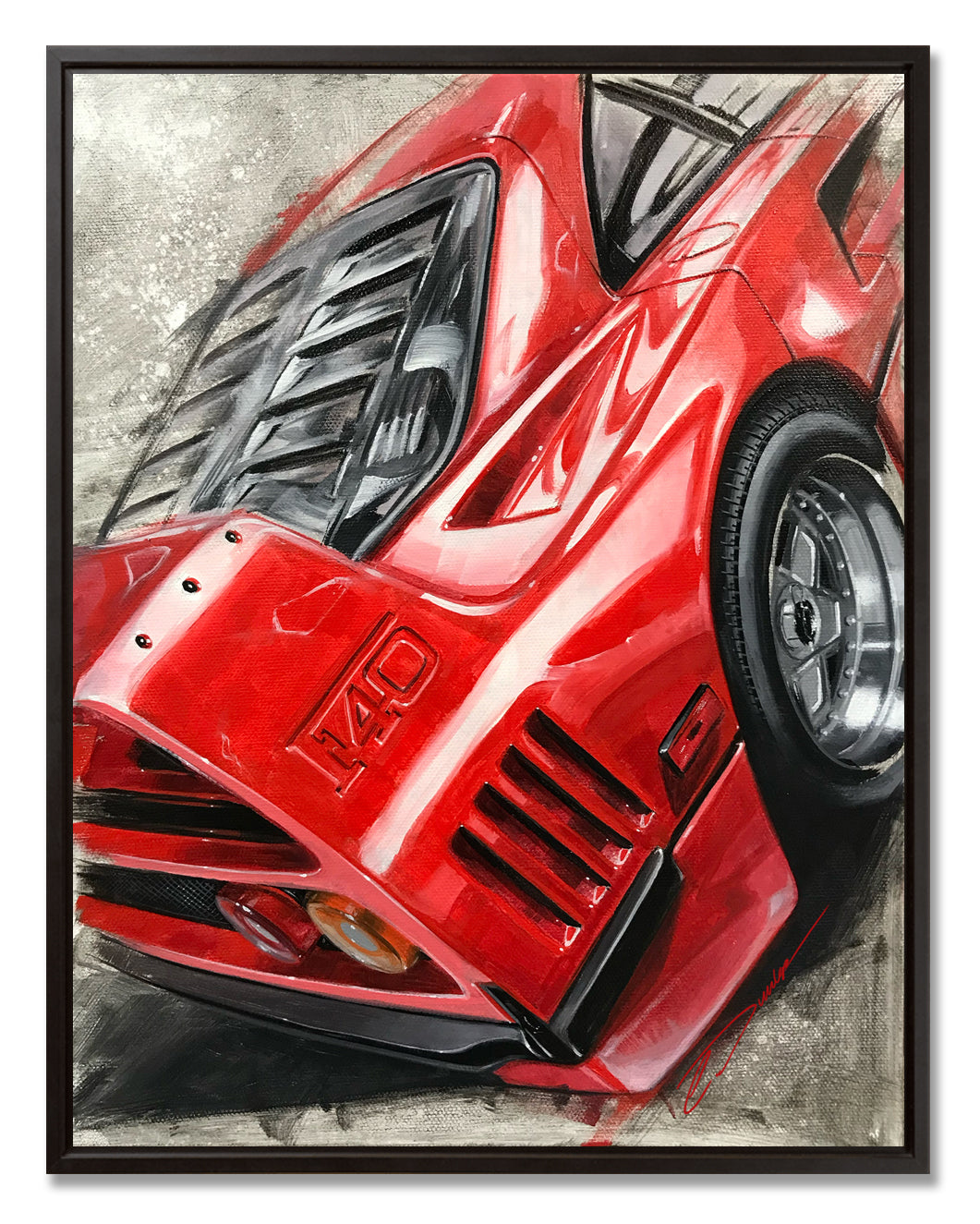"F40" Original Oil Painting (Sold)