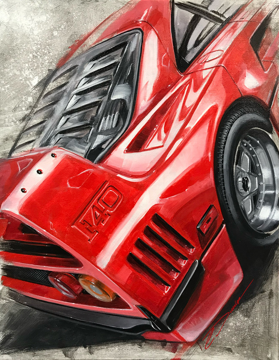"F40" Original Oil Painting (Sold)